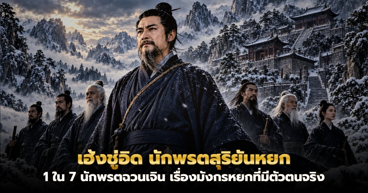นักพรตเต๋าบำเพ็ญตบะบนหน้าผาหิมะ
