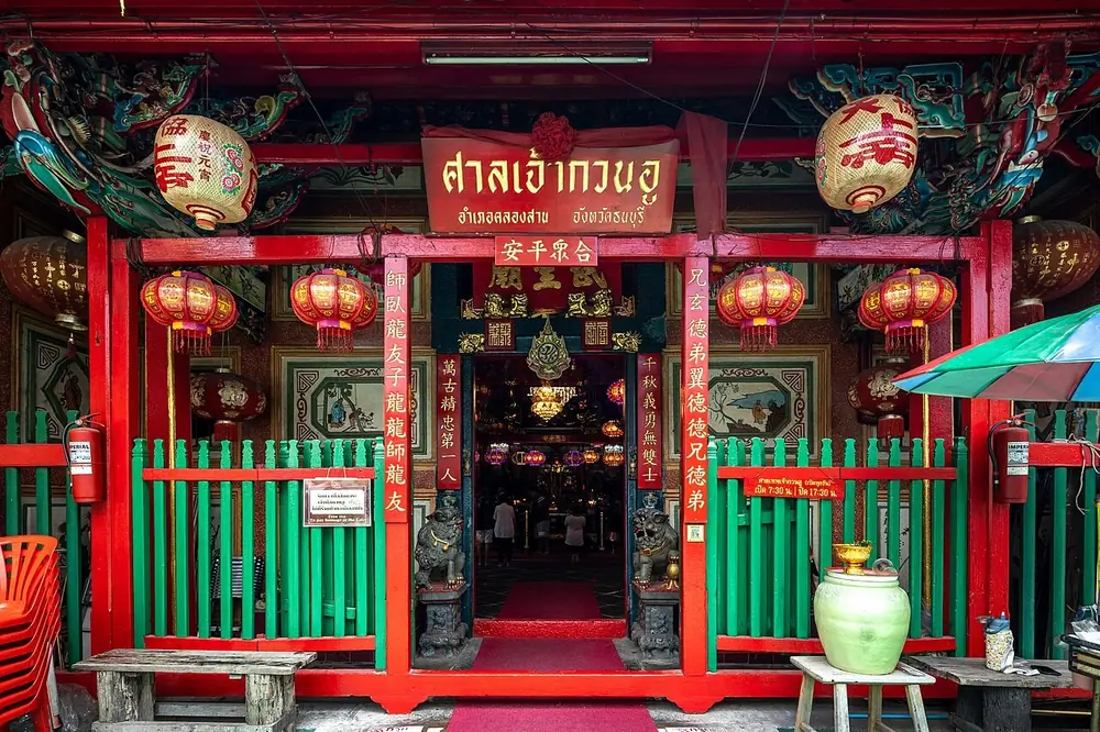 ศาลเจ้ากวนอู คลองสาน กรุงเทพฯ ศาลกวนอูเก่าแก่ริมเจ้าพระยา