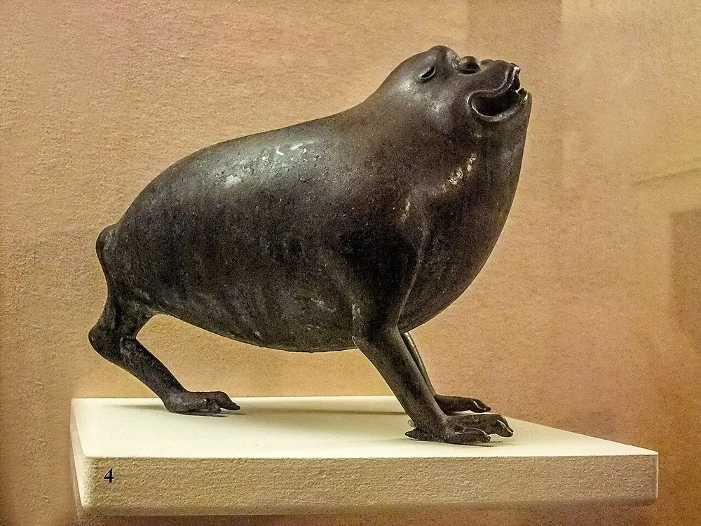 คางคกสามขาสำริด จีน ศตวรรษที่ 18 Field Museum