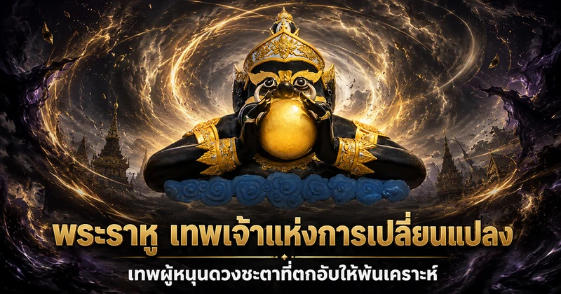 องค์พระราหูสีดำและเครื่องเซ่นไหว้ของดำที่วัดศีรษะทอง
