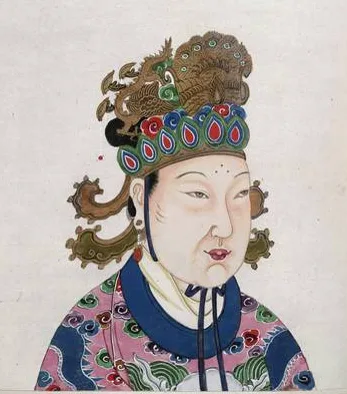 ภาพวาดพระนางบูเช็กเทียน 武则天 จักรพรรดินีแซ่บู๊ แซ่อู่ แห่งราชวงศ์อู่โจว