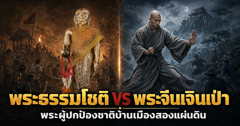 วิหารพระอาจารย์ธรรมโชติที่วัดโพธิ์เก้าต้น สิงห์บุรี