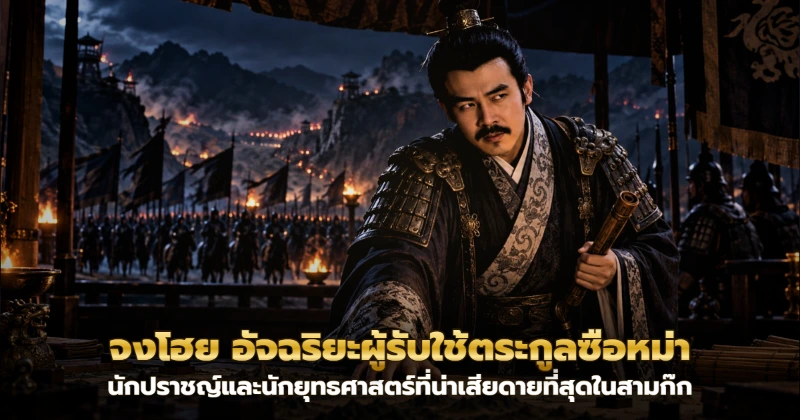 ภาพวาดนักการทหารจีนยุคสามก๊กสวมชุดขุนศึก