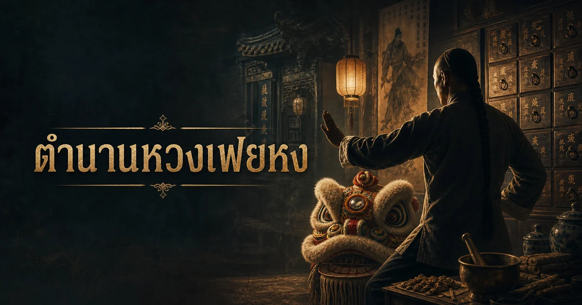 ประวัติหวงเฟยหง ศิลปะการต่อสู้จีน เป่าจือหลิน และสิงโตใต้