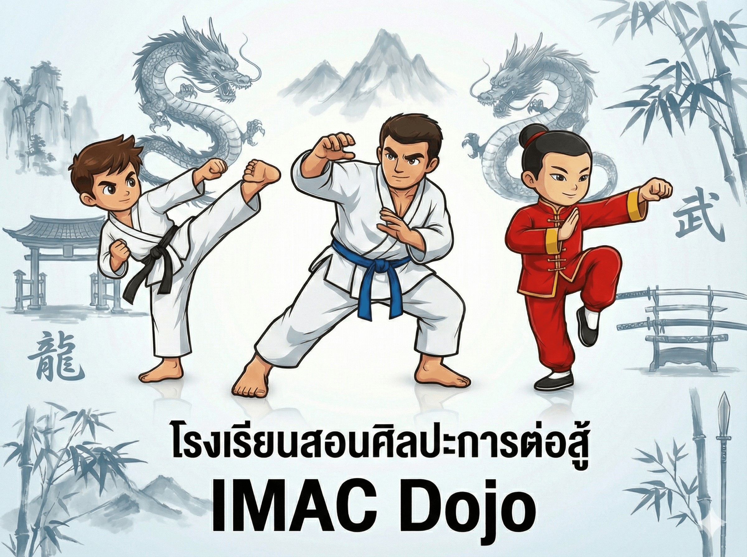 โรงเรียนสอนศิลปะการต่อสู้  IMAC Dojo